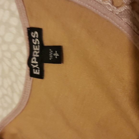 Express Pink Lace Racerback Tank Blouse Size S - Picture 7 of 14